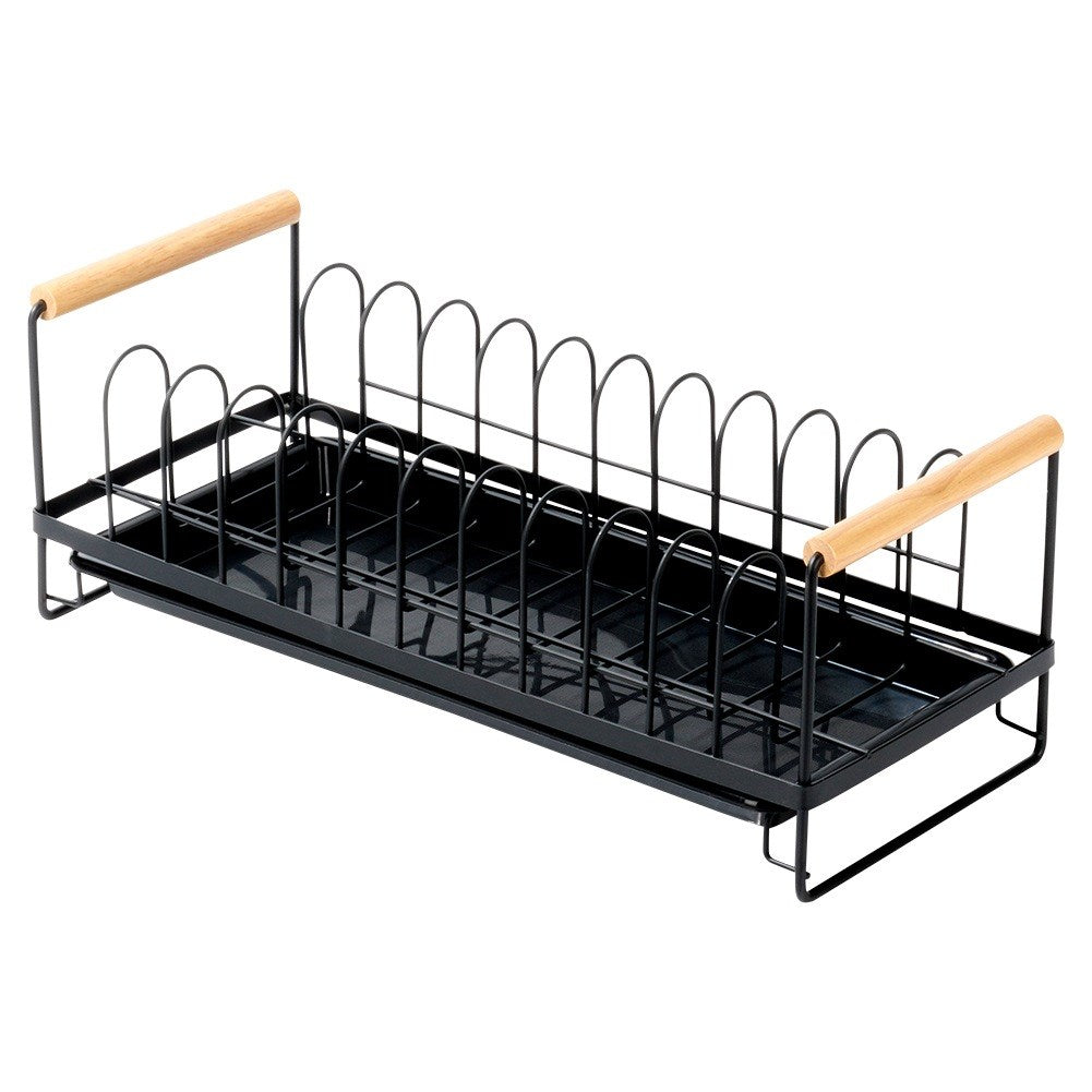 Dish drainer black 39x16x14.5 cm