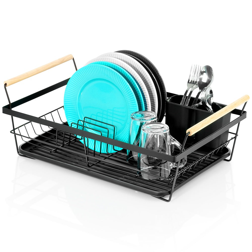 Dish drainer black 50.5x33x18 cm