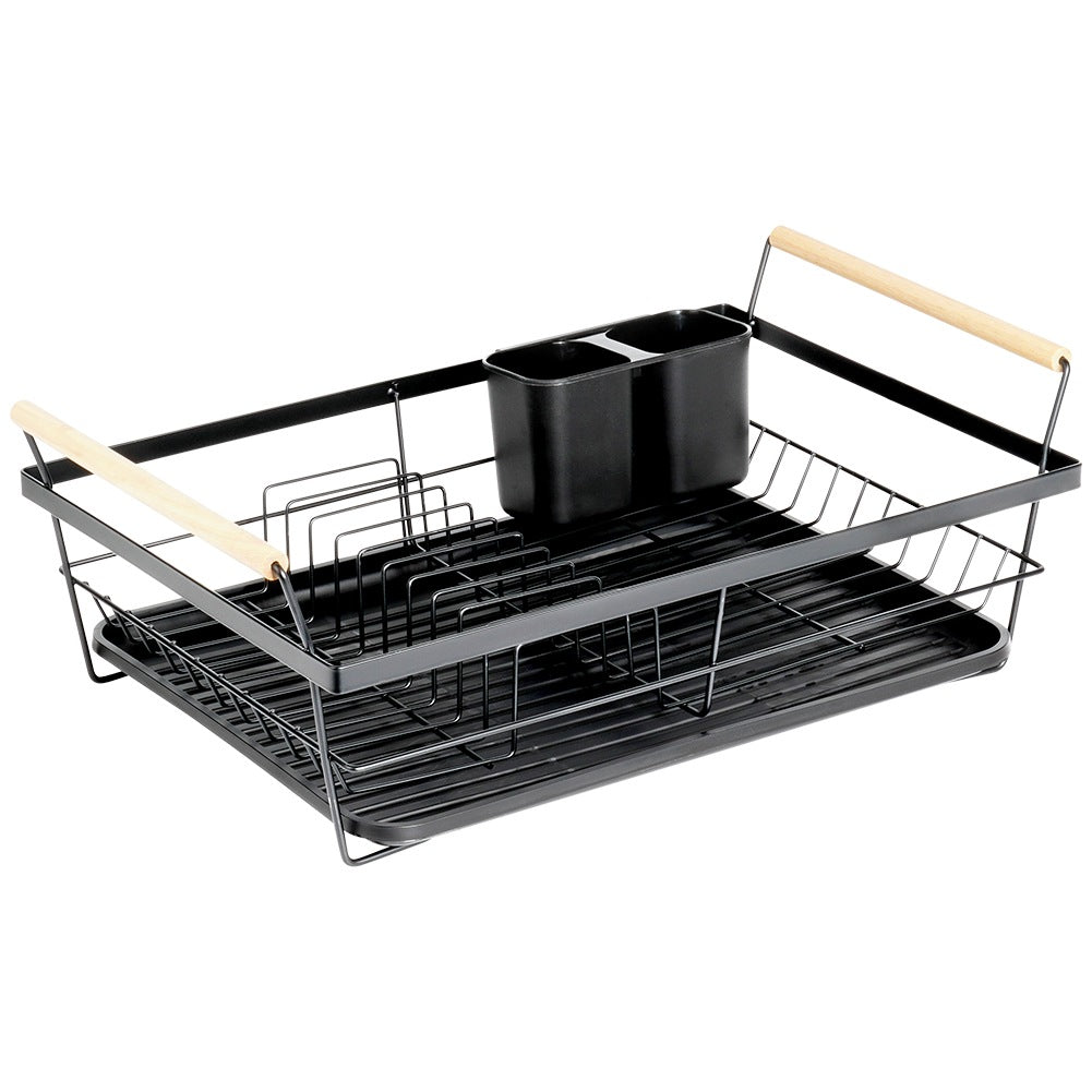 Dish drainer black 50.5x33x18 cm
