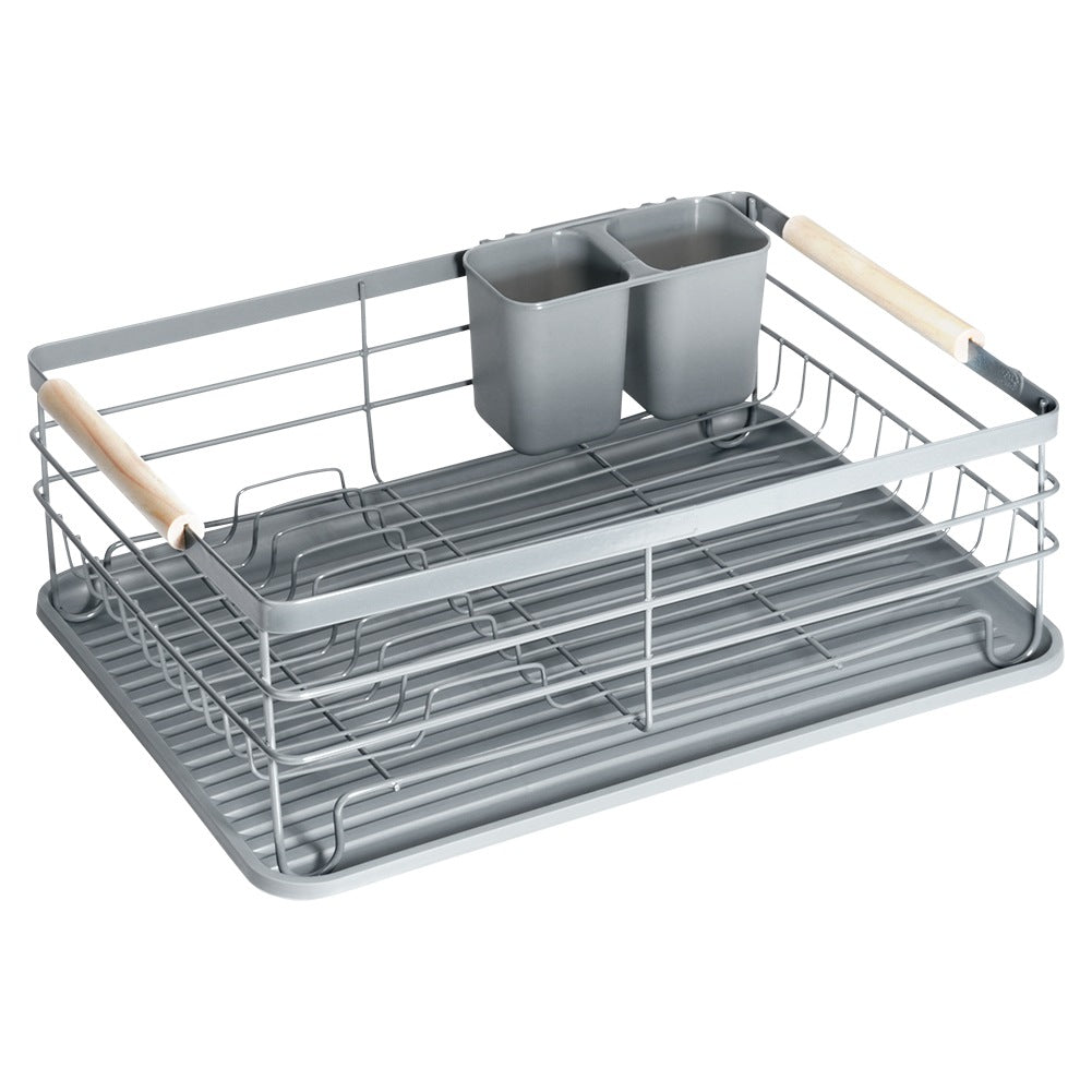 Dish drainer gray 42.5x32x14.5 cm