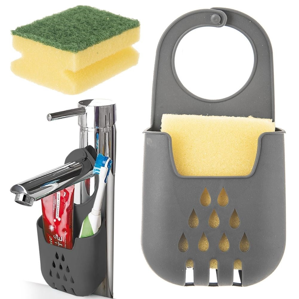Dish holder with Sponge for Clean Sink