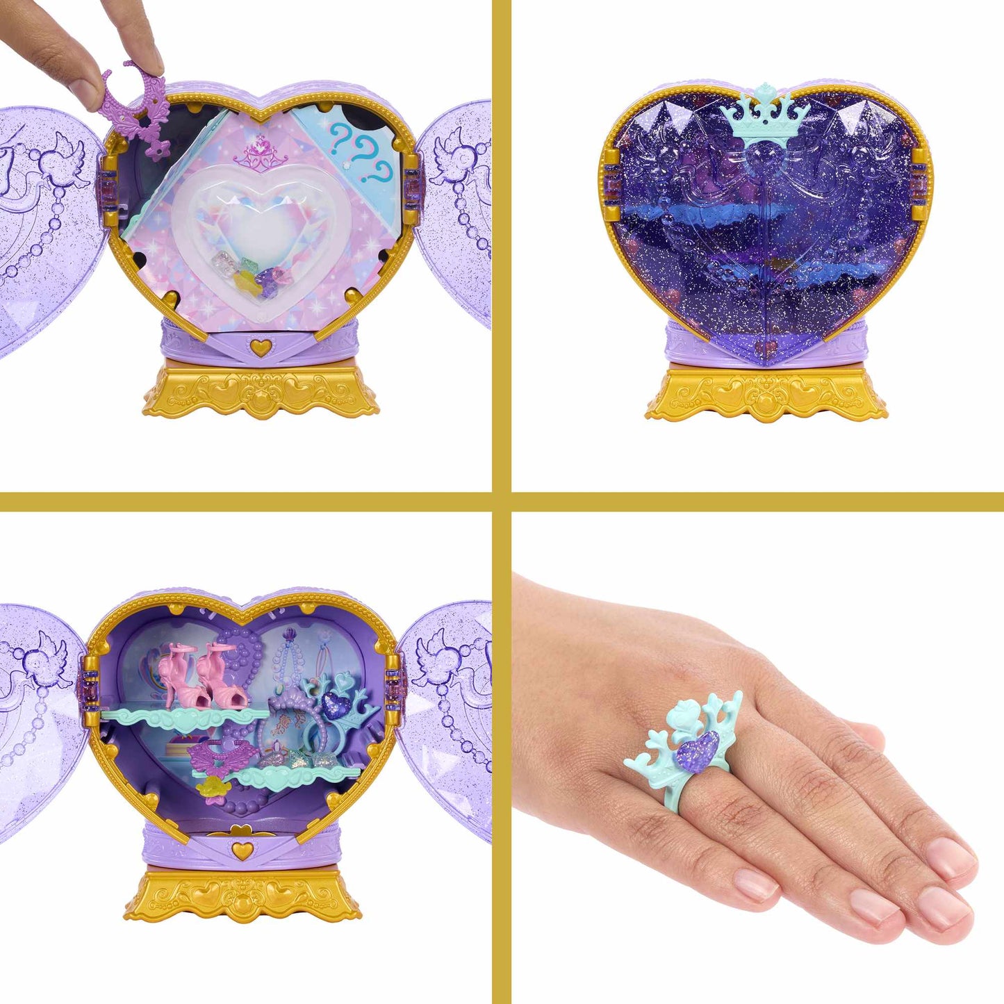 Disney Princess Ariel Heart Wand with Doll & Accessories