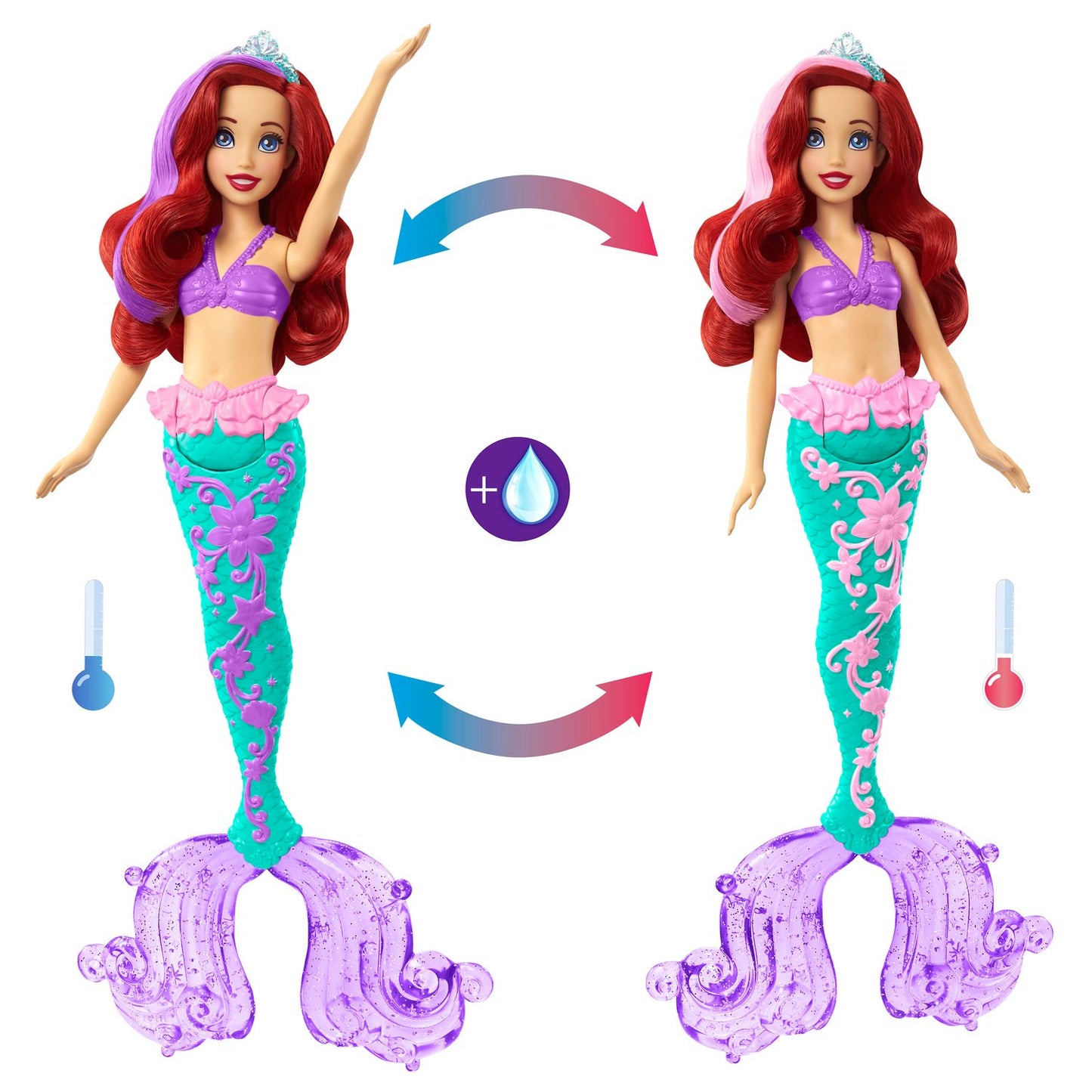 Disney Princess Hyper Hair Feature Ariel