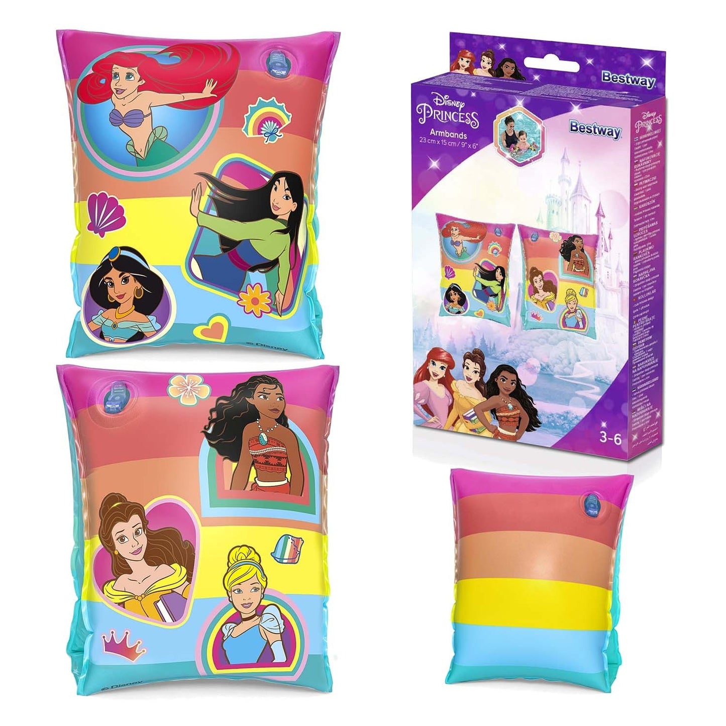 Disney Princess swimming sleeves 23 x 15 cm Bestway 91041