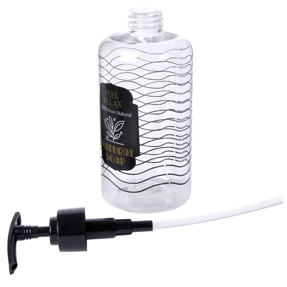 Dispenser for Detergent/Liquid Soap 500 ml Transparent
