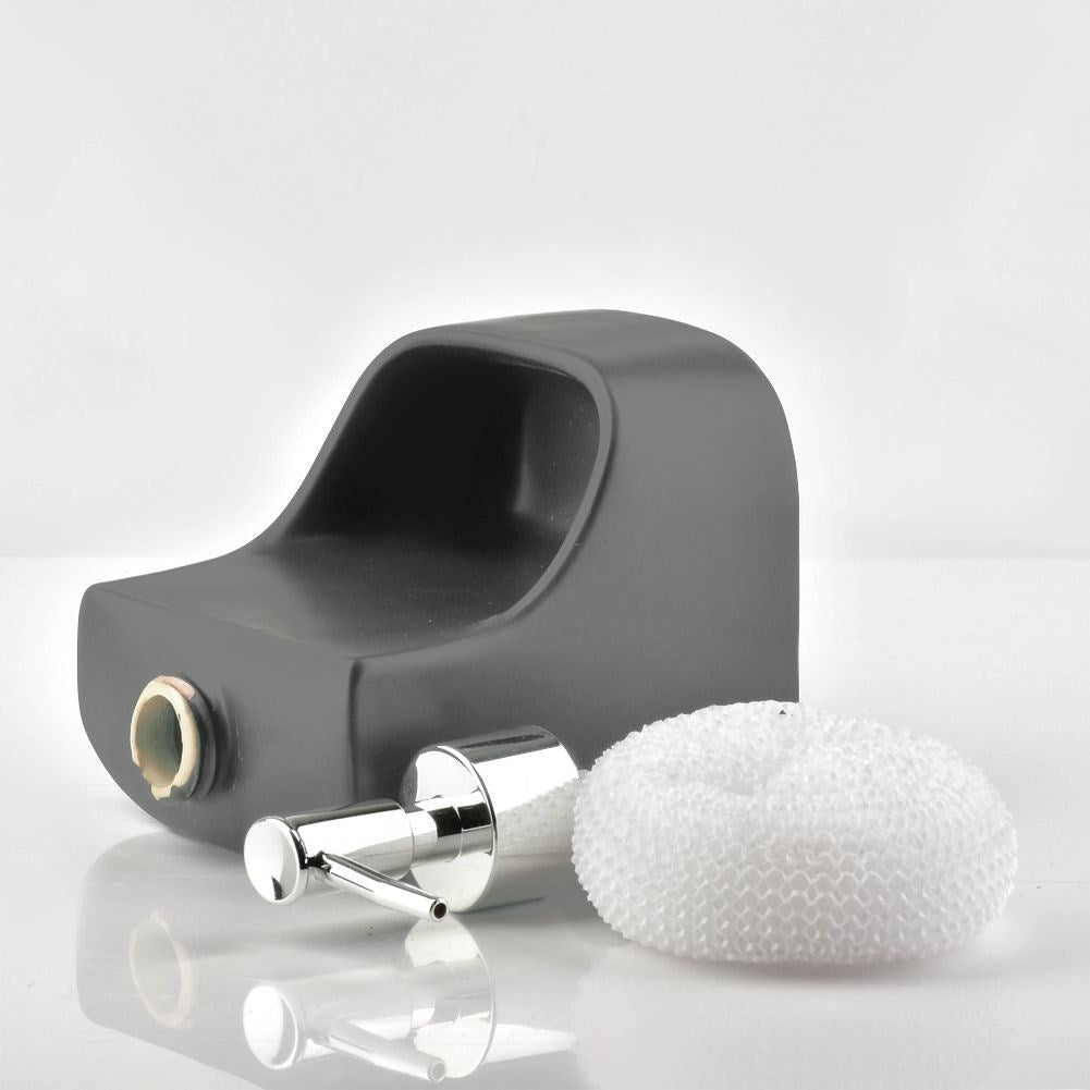 Dispenser for washing-up liquid/soap with sponge pocket - Sponge included