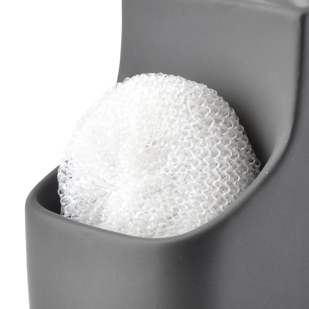 Dispenser for washing-up liquid/soap with sponge pocket - Sponge included