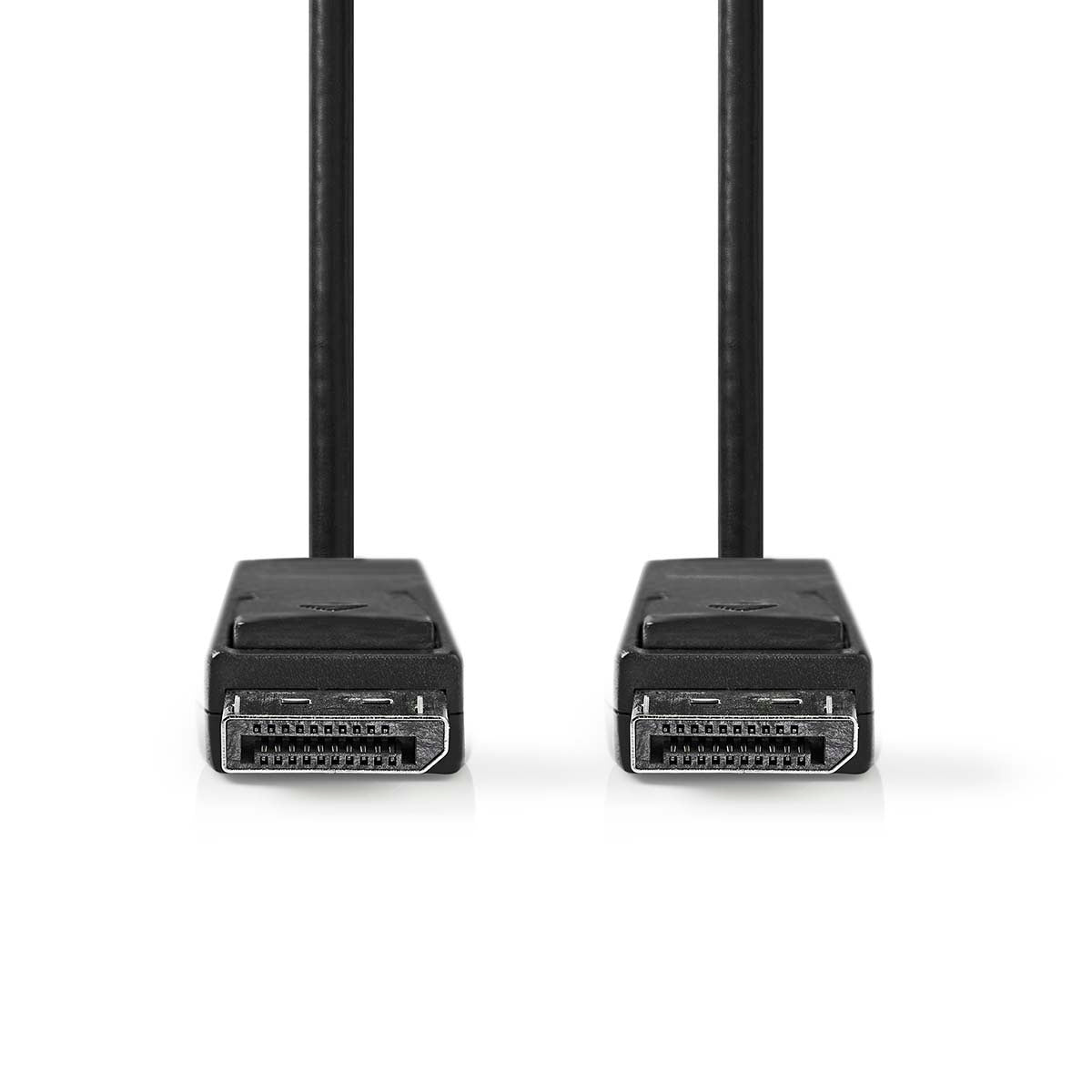 Displayport cable | DisplayPort Male | DisplayPort Male | 4K@60Hz | Nickel Plated | 2.00 m | Round | PVC | Black | Label