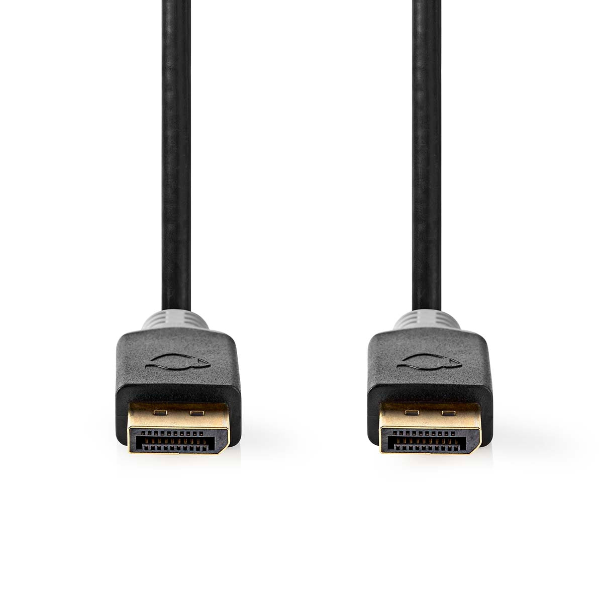 Displayport cable | DisplayPort Male | DisplayPort Male | 8K@60Hz | Gold Plated | 2.00 m | Round | PVC | Anthracite / Gray | Box