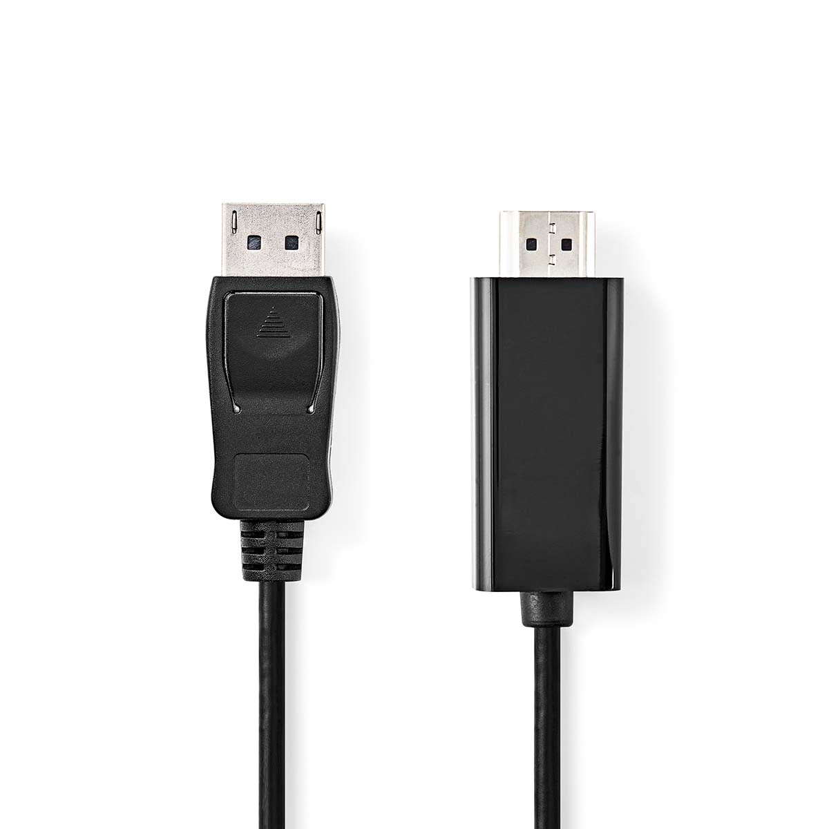 Displayport cable | DisplayPort Male | HDMI™ Connector | 1080p | Nickel Plated | 3.00 m | Round | PVC | Black | Label