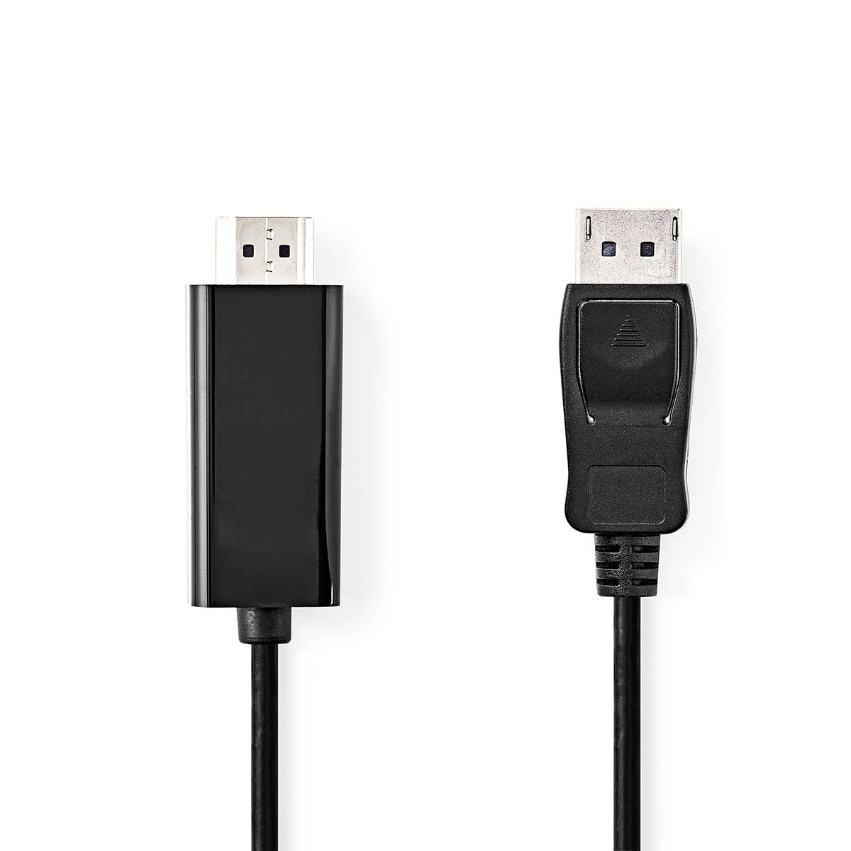 Displayport cable | DisplayPort Male | HDMI™ Connector | 4K@30Hz | Nickel Plated | 1.00 m | Round | PVC | Anthracite | Box