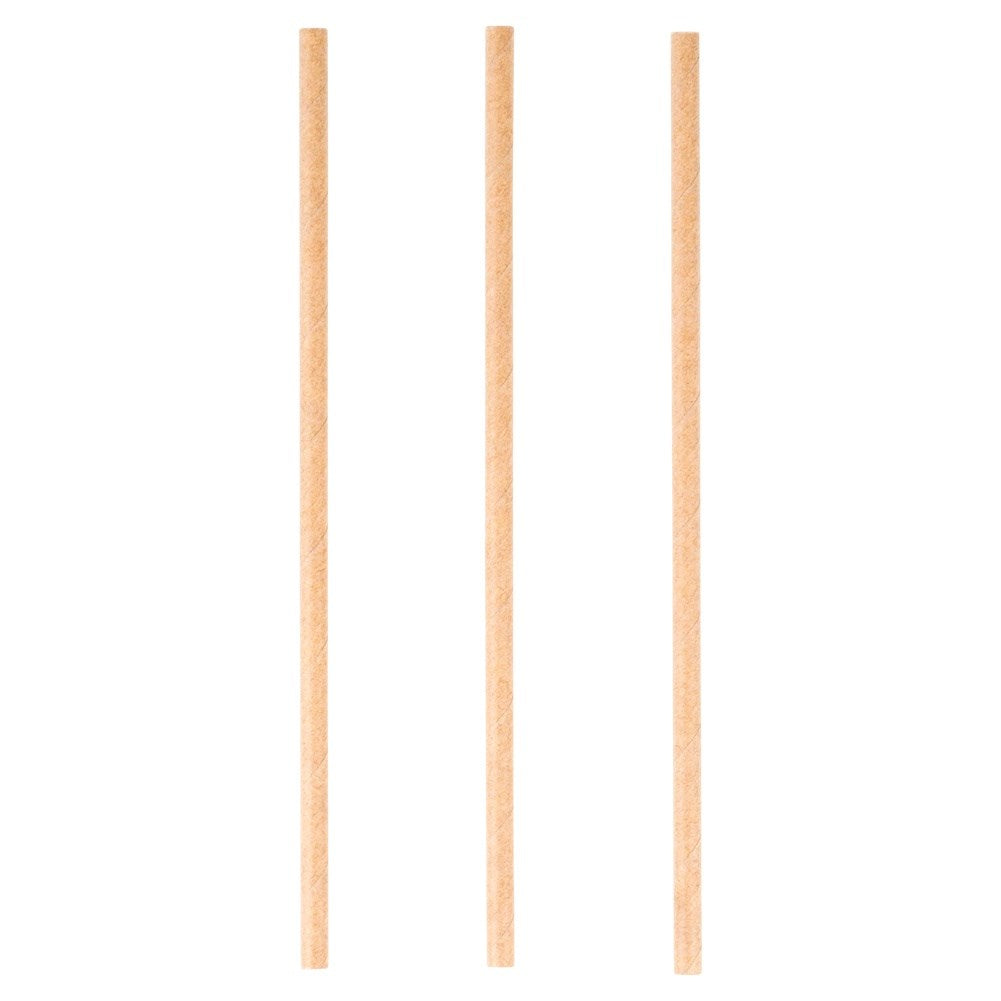 Disposable paper drinking straws 19.5 cm 100 pcs.
