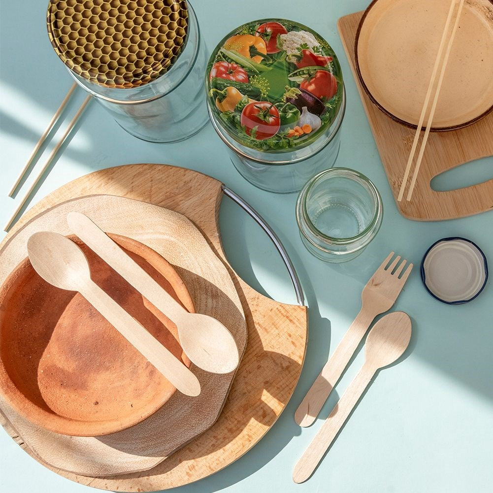 Disposable wooden spoons 20 pcs.
