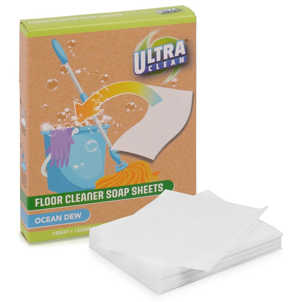 Dissolvable scented floor cleaning wipes 12 pcs.
