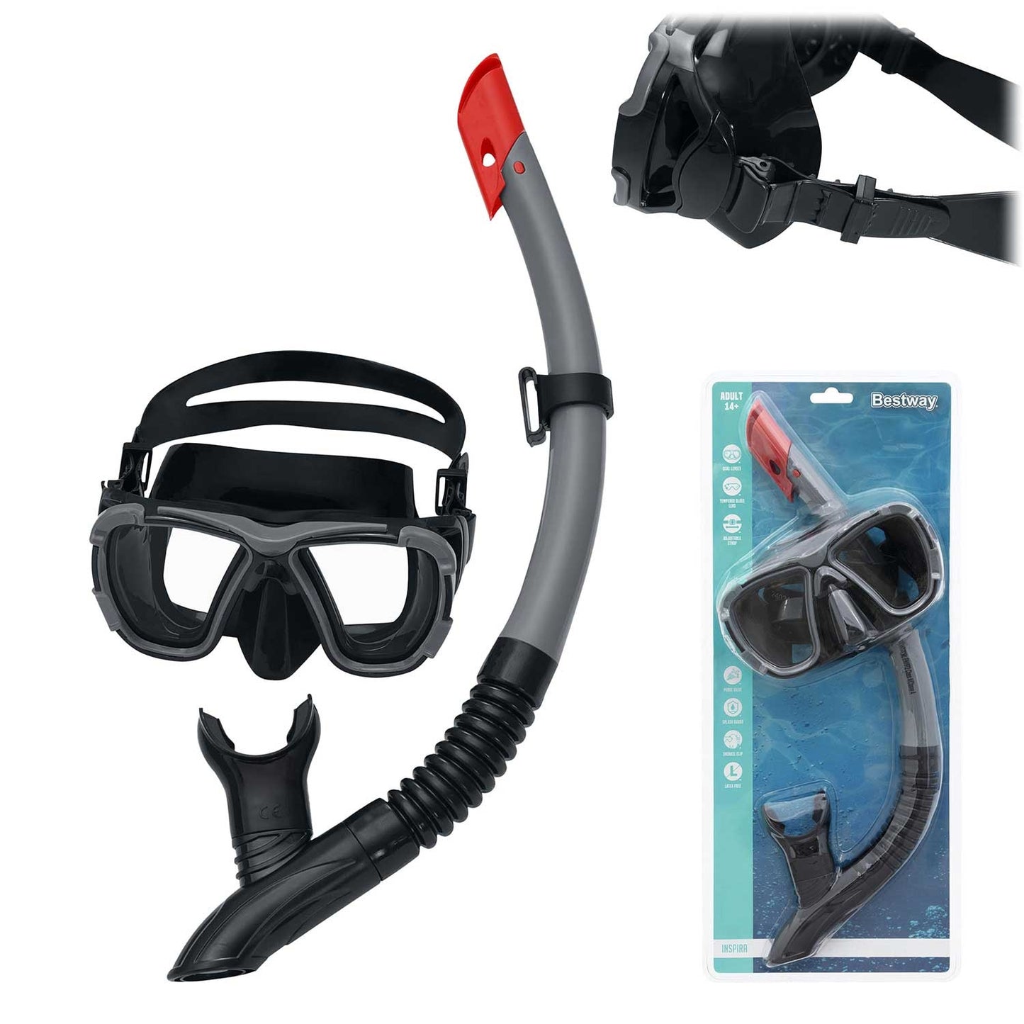 Diving set gray Bestway 24021