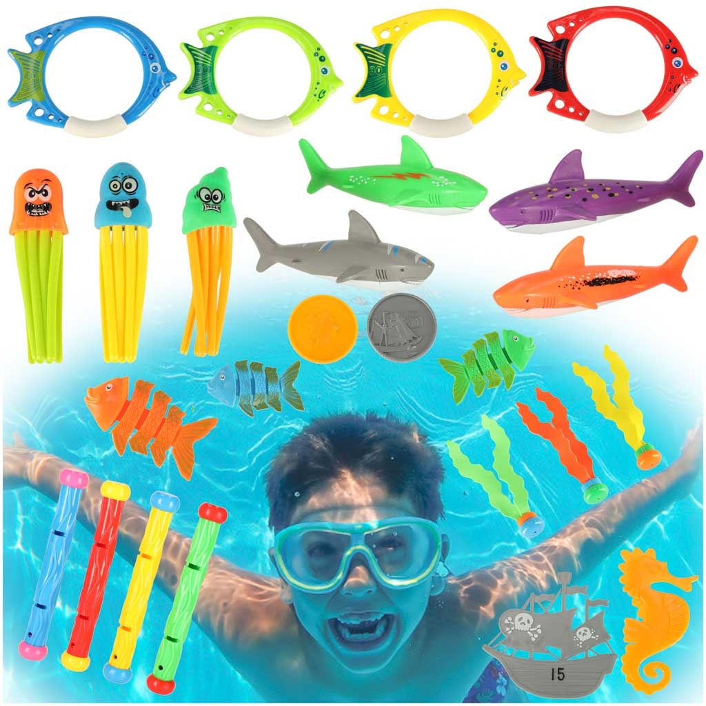 Diving water pool toys 27 pieces