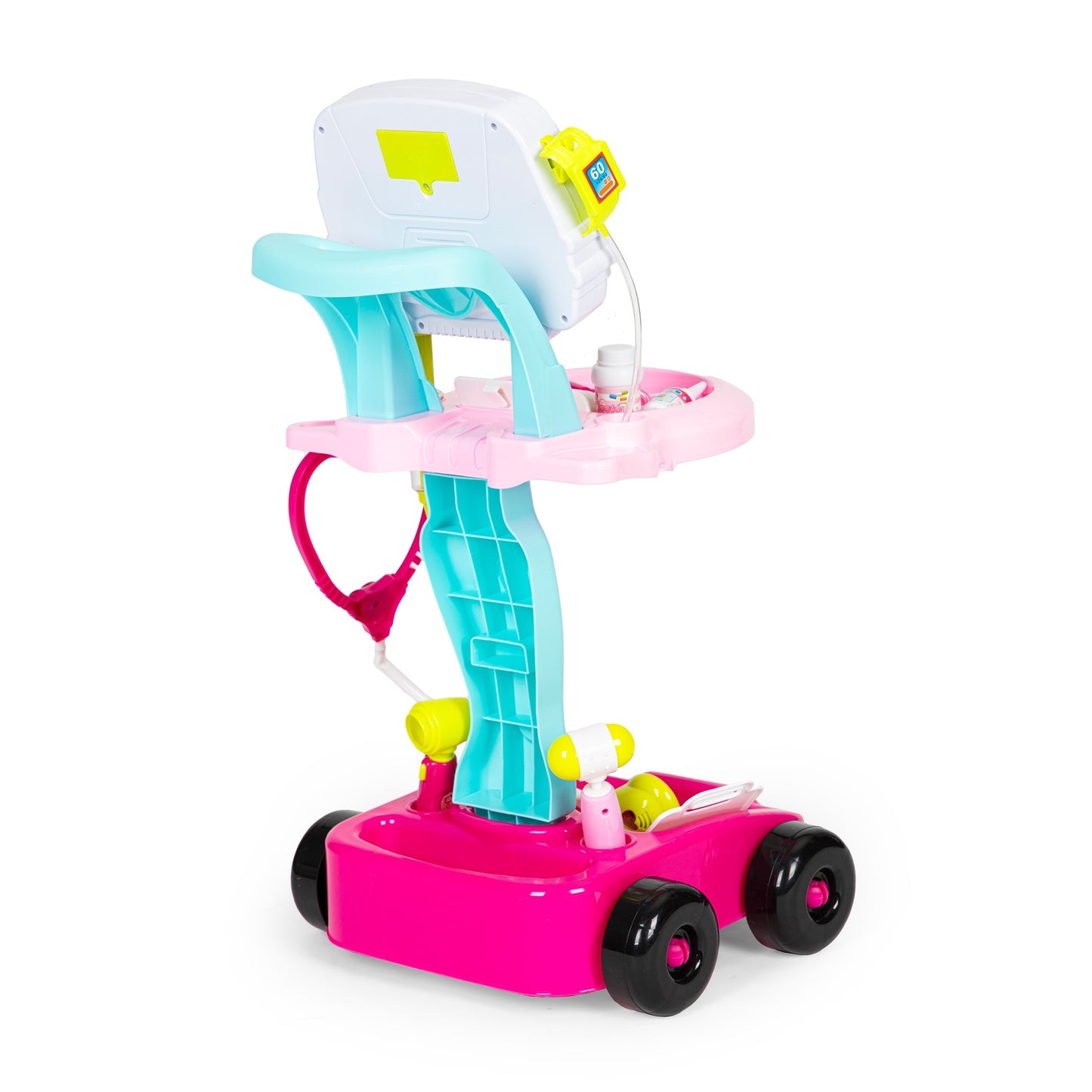Doctor's trolley set with 17 elements, LED sounds