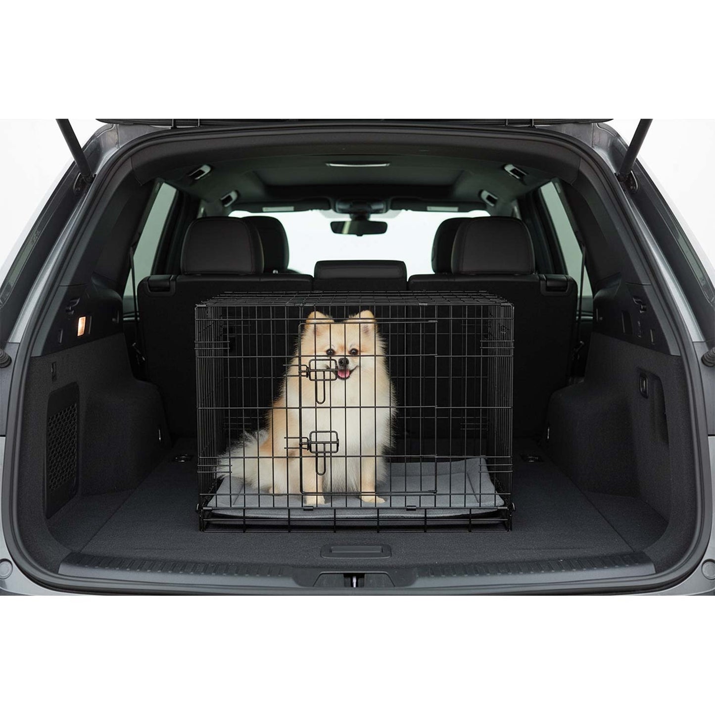 Dog Crate with Bed, Metal, 75x45x54 cm, Small Size