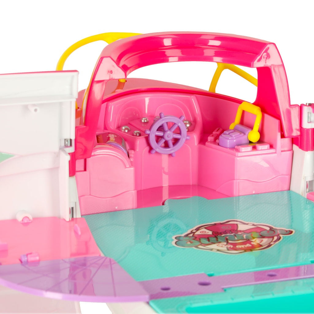 Doll Boat with Folding Surfboard – Party Yacht Toy