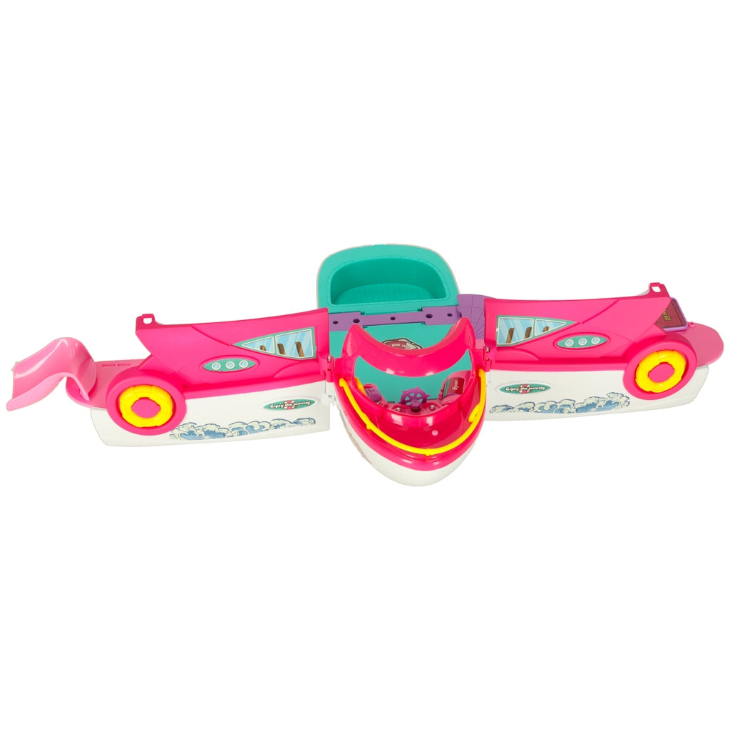 Doll Boat with Folding Surfboard – Party Yacht Toy