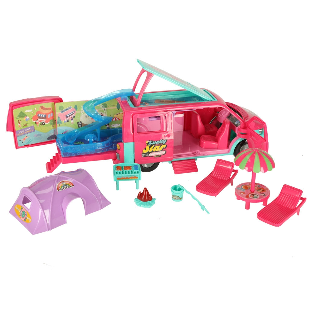 Doll Camping Accessories Set with Pool