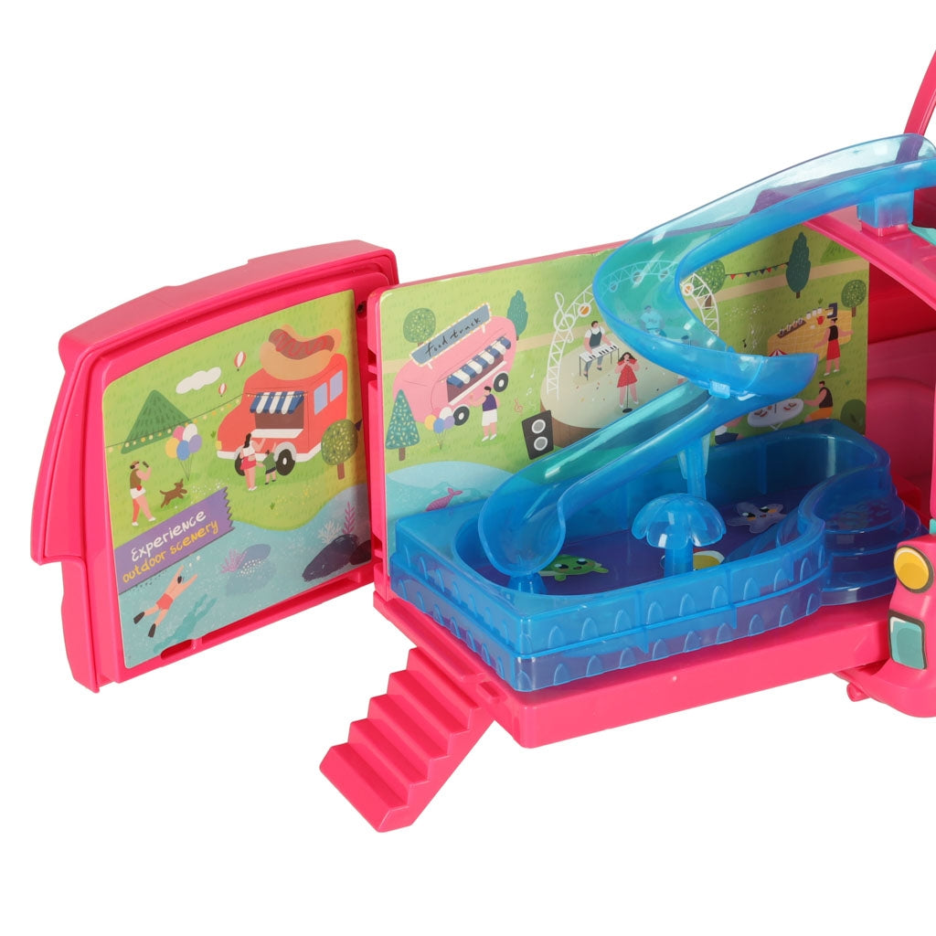 Doll Camping Accessories Set with Pool