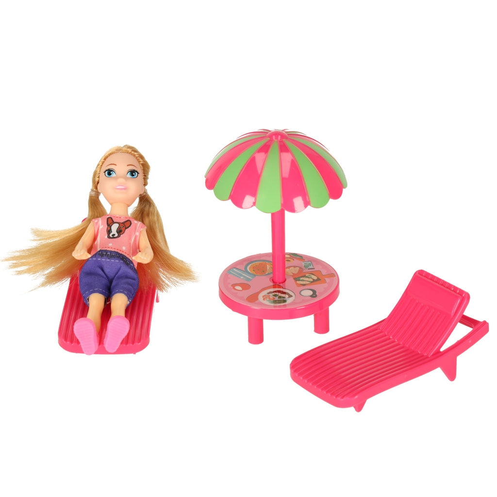 Doll Camping Accessories Set with Pool