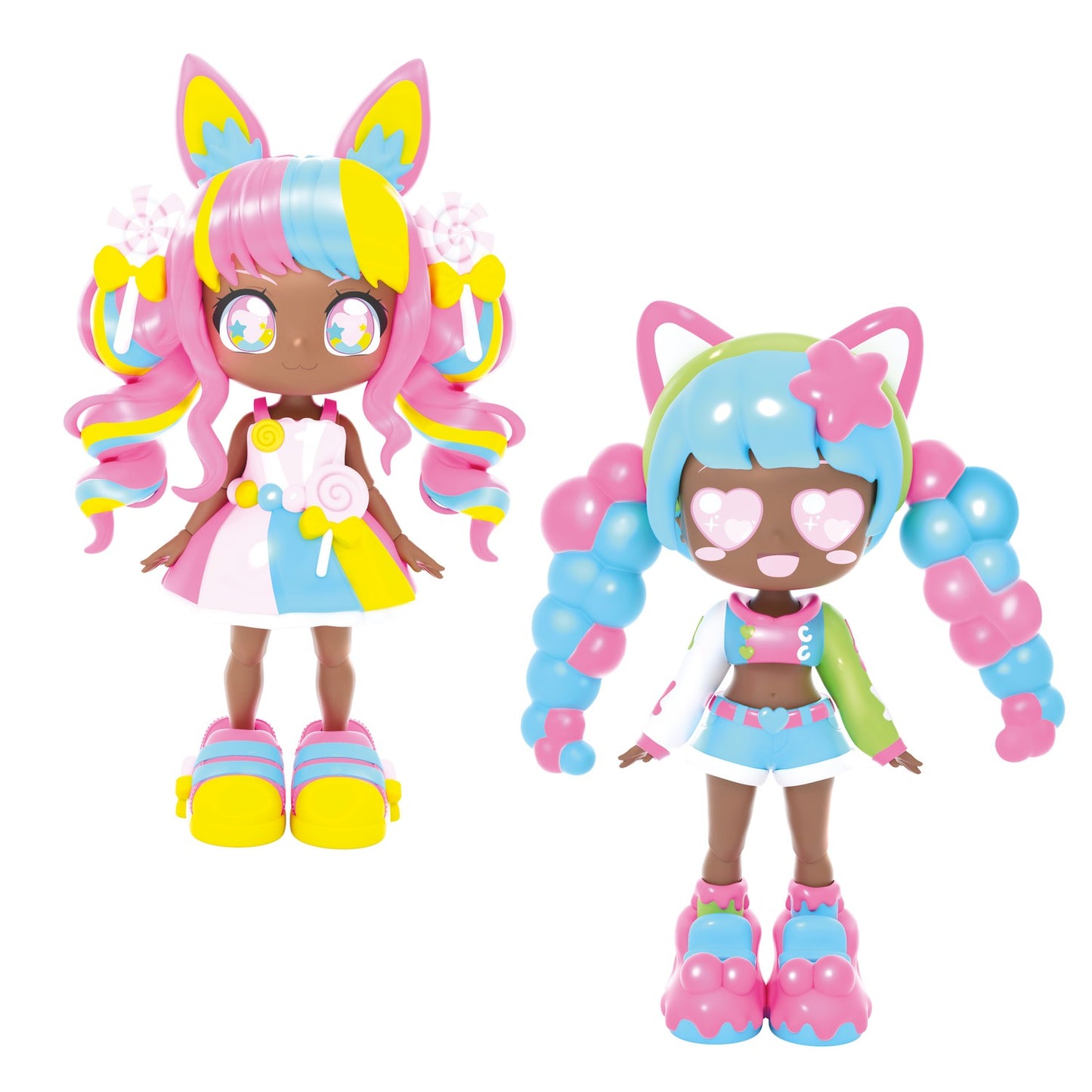 Anime Doll Set, 14cm, 32 Style Combinations