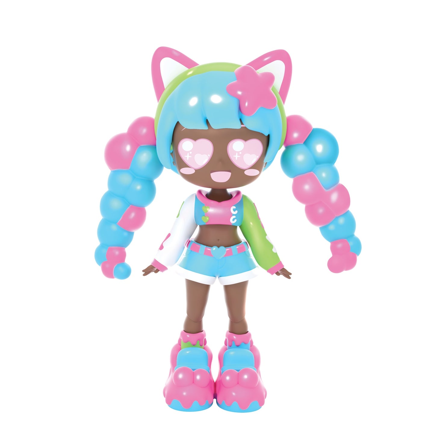 Anime Doll Set, 14cm, 32 Style Combinations