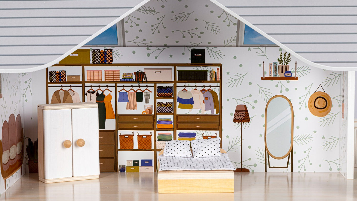 Dollhouse with furniture Residence Emma ECOTOYS