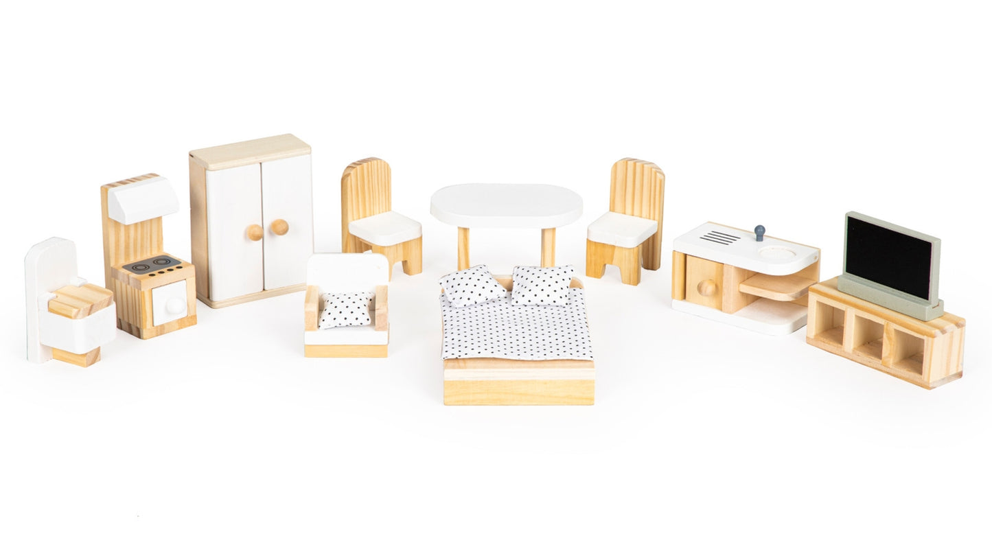 Dollhouse with furniture Residence Emma ECOTOYS