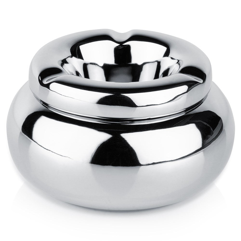 Dolomite silver round ashtray 11 cm