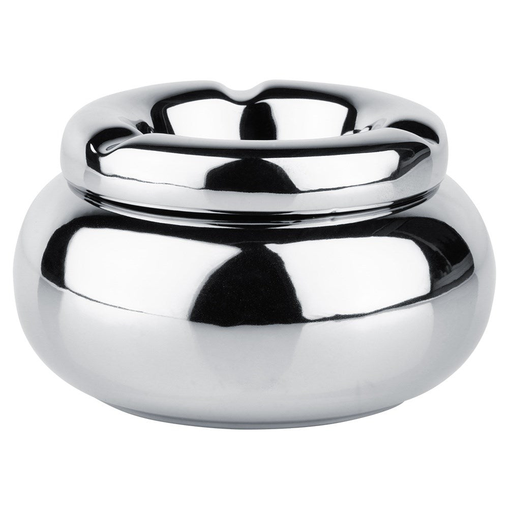 Dolomite silver round ashtray 11 cm