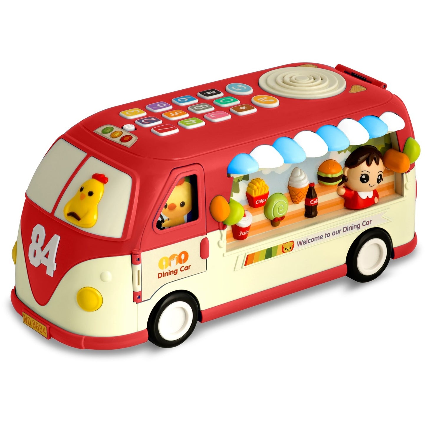 Educational toy RK-741 Ricokids Bus red