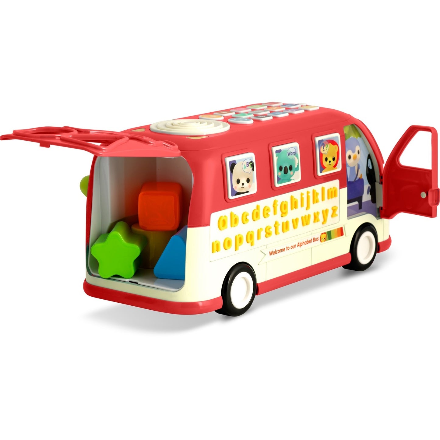 Educational toy RK-741 Ricokids Bus red