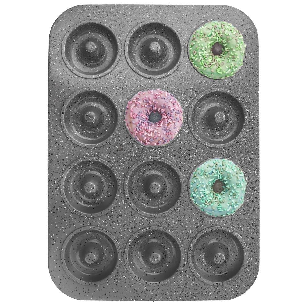 Donut Baking Form in Carbon Fiber Steel with Non-Stick Coating