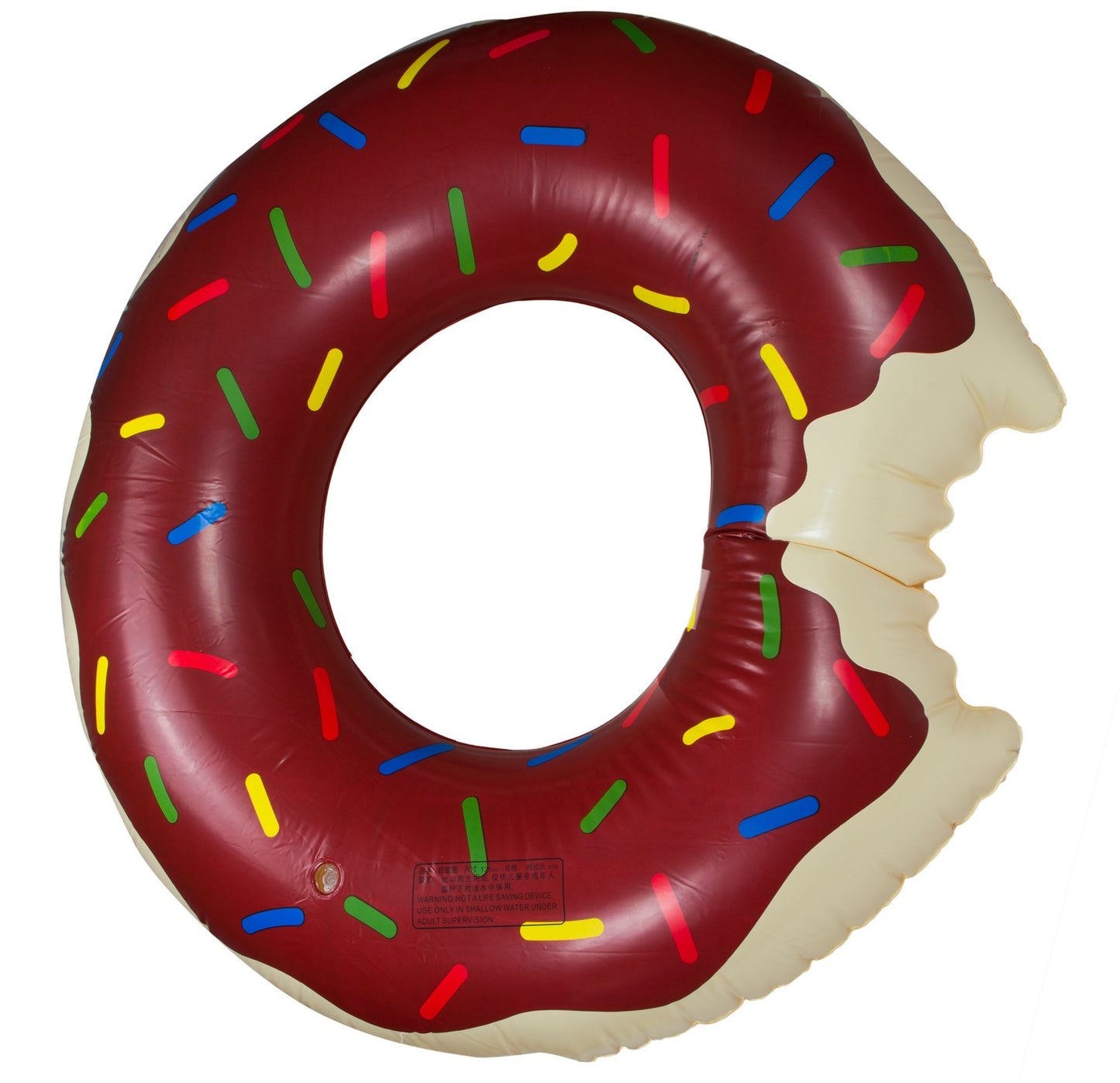 Donut inflatable wheel 110cm brown