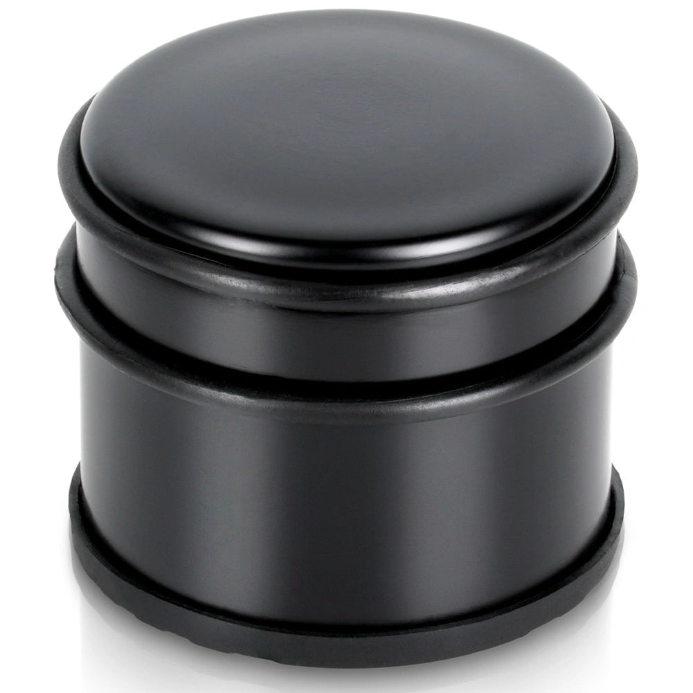 Door Stopper, Black Stainless Steel, 9.5 cm