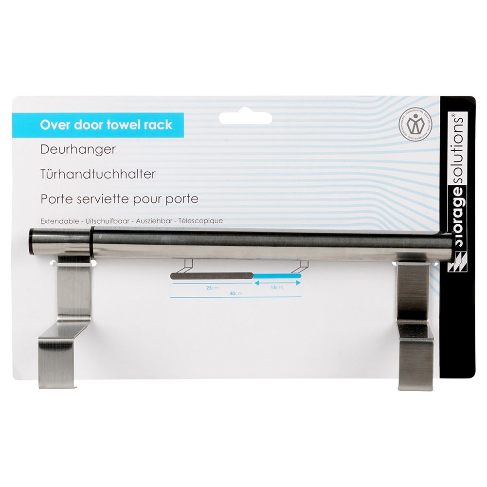 Door hanger steel silver adjustable 25-40 cm