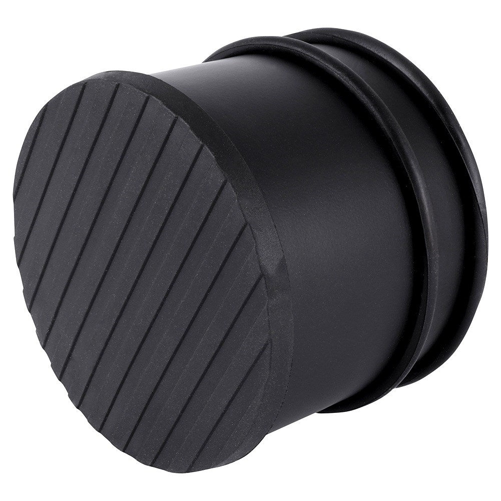 Door stopper steel black 9 cm