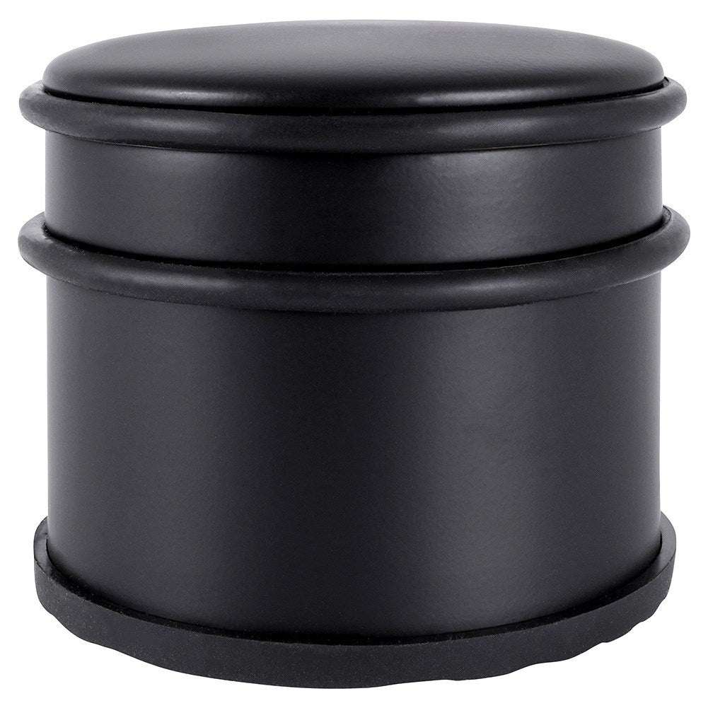 Door stopper steel black 9 cm