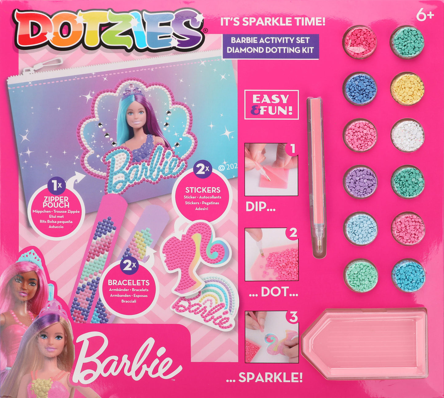 Dotzies Barbie Activity Set