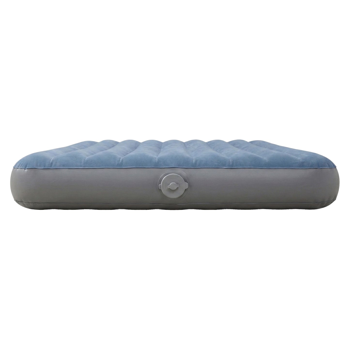 Double Air Mattress with Built-In Pump, 203x152x25 cm