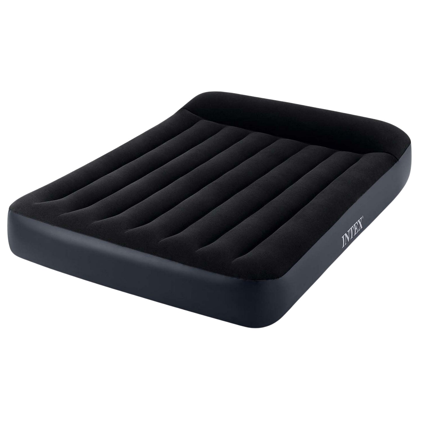 Double Air Mattress with Headboard, 191x137x25 cm