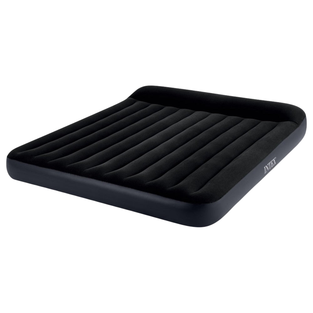 Double Air Mattress with Headboard, 203x183x25 cm