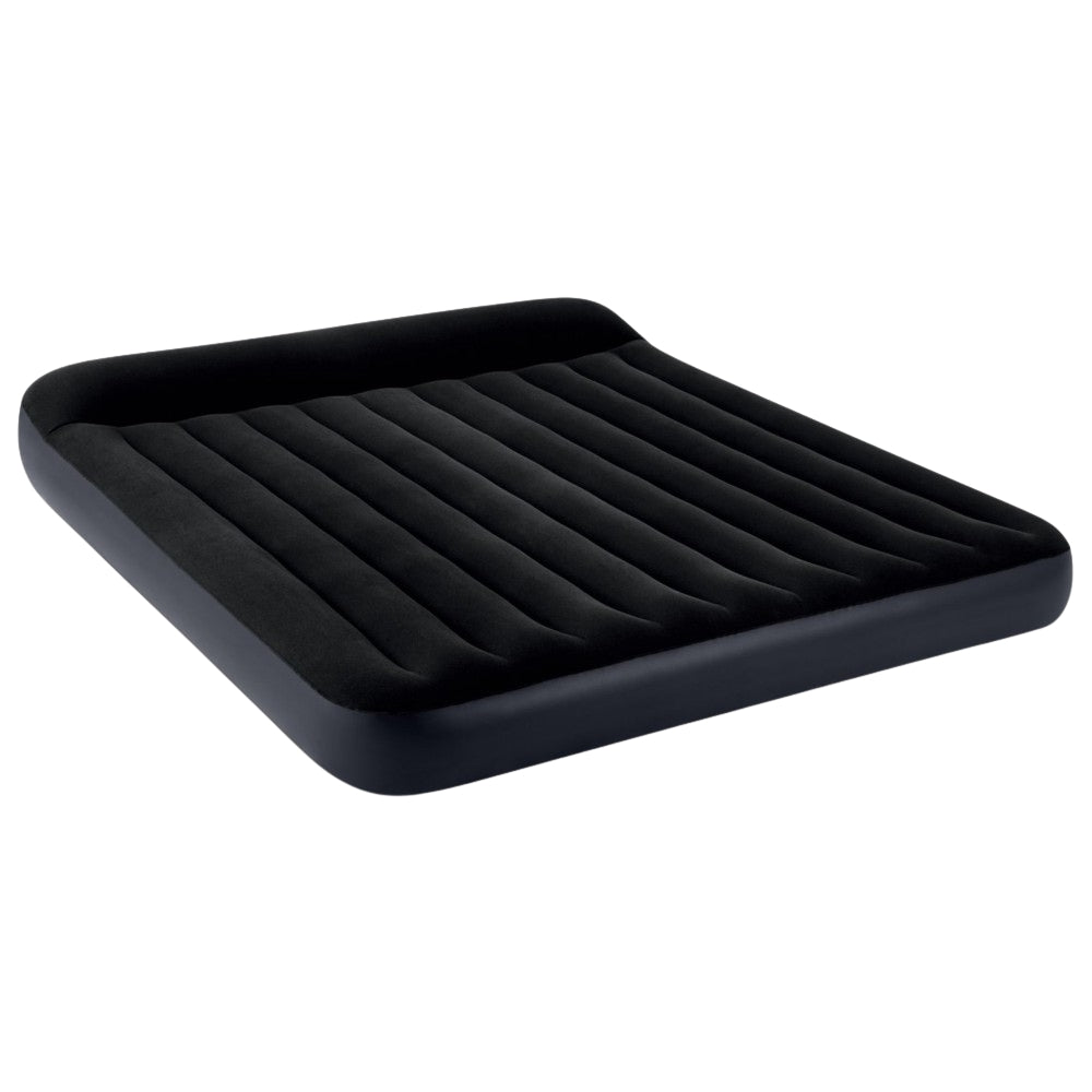 Double Air Mattress with Headboard, 203x183x25 cm