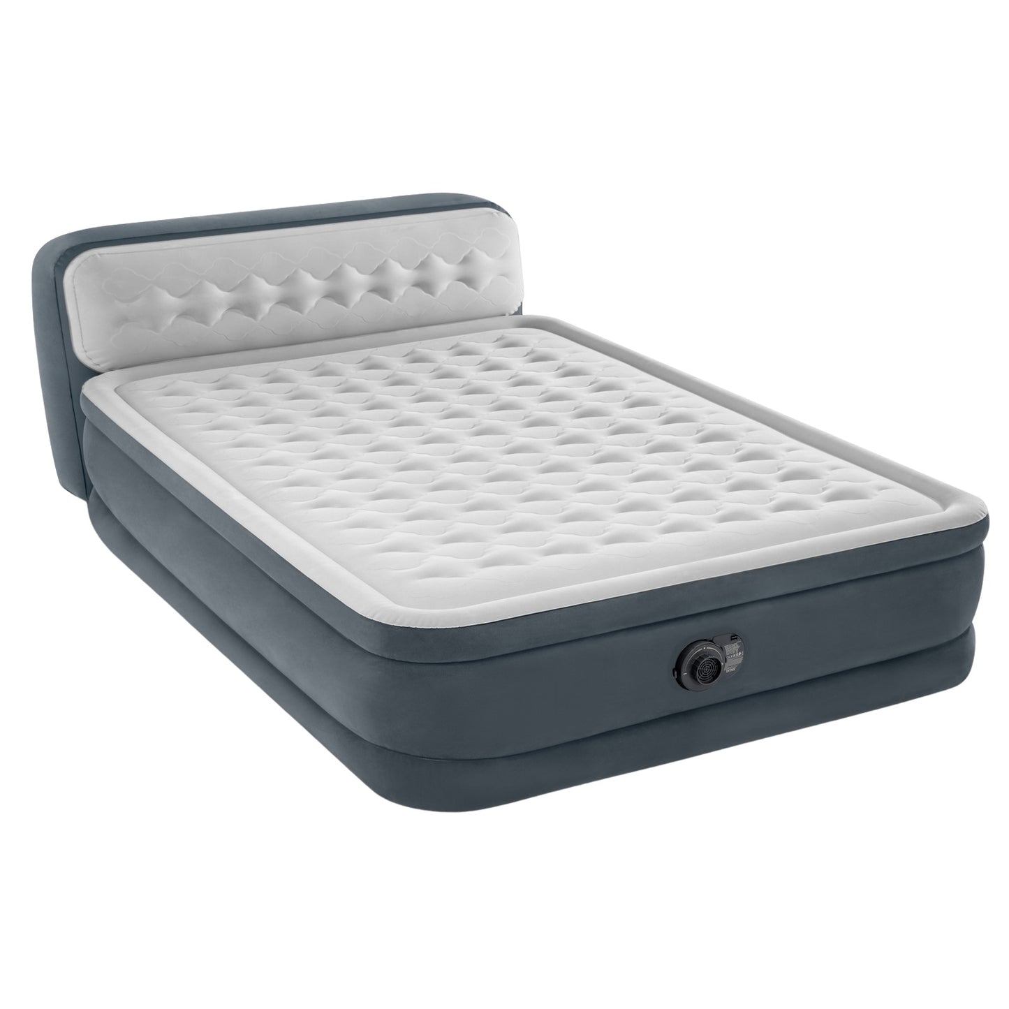 Double Air Mattress with Pump, 236x152 cm