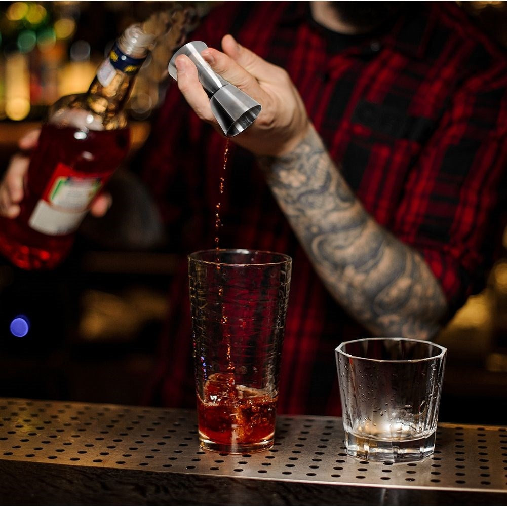 Double Bar Measure in Stainless Steel for Drinks