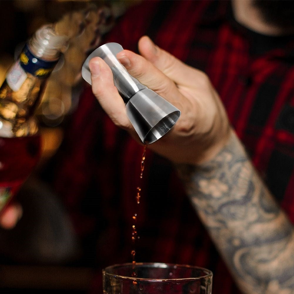 Double Bar Measure in Stainless Steel for Drinks