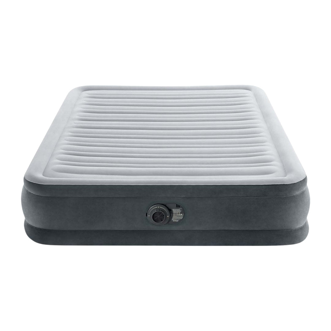 Double Bed Air Mattress with Built-In Pump, 191x137cm